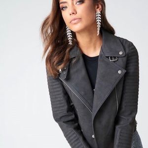 NA-KD Vanessa Moe Moto Biker Jacket Size XS